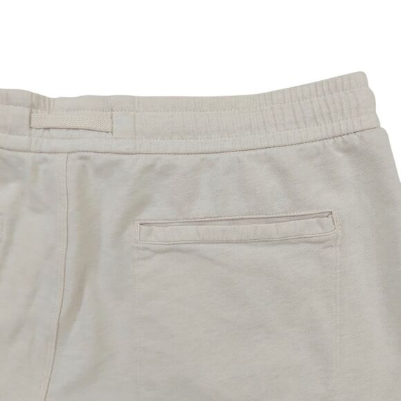 Athleta Shorts Womens 14 Beige Farallon Heathered Knit Comfy Athletic Beach - Picture 6 of 10